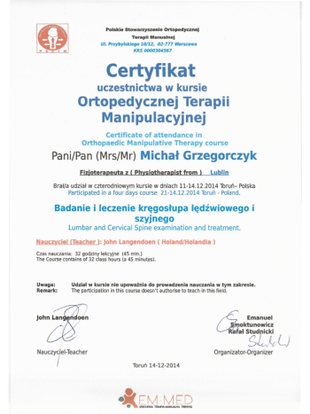 Certyfikat 6-1
