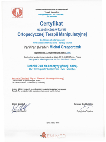 Certyfikat 9-1